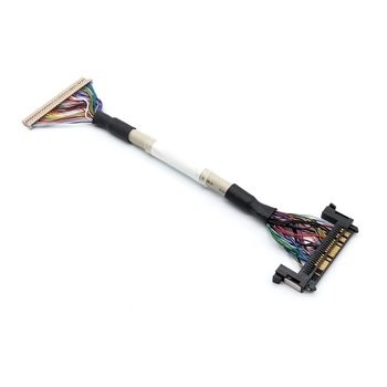 Провод робототехники LVDS обуздывает сборку кабеля 0.8mm мини коаксиальную защищаемую