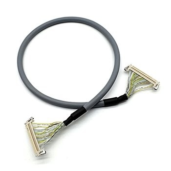 Провод робототехники LVDS обуздывает сборку кабеля 0.8mm мини коаксиальную защищаемую