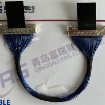 50 ТВ собрания 0.5mm LVDS коаксиального кабеля Pin Awg36 микро-