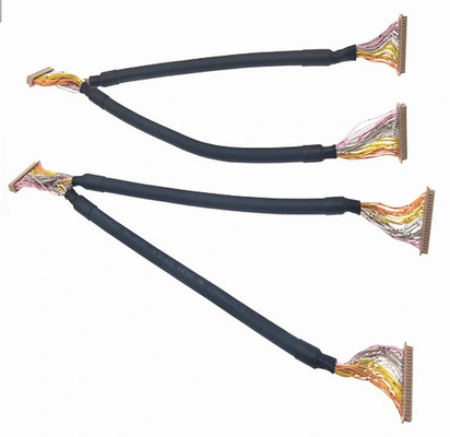 кабель экрана трейлера автомобиля 30awg проводки 50mm провода 40p LVDS одиночный двойной