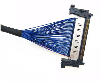 Сборки кабеля коаксиала AWG44 0.5mm микро-, сборка кабеля 170mm LVDS