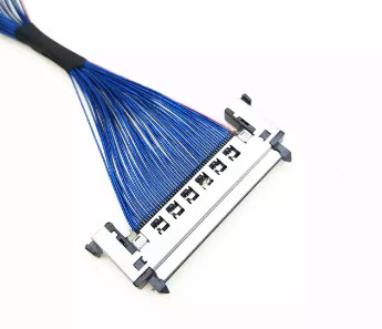 Сборки кабеля коаксиала AWG44 0.5mm микро-, сборка кабеля 170mm LVDS