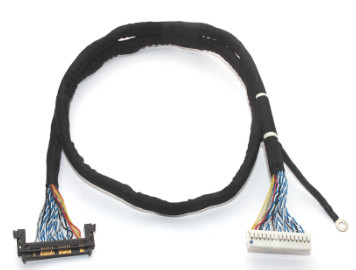Провод ноутбука LVDS обуздывает кабельный соединитель JAE 0.5mm прочный