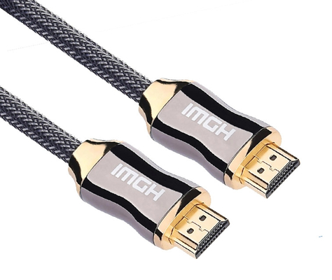 Нейлон заплел кабель 2.0v 4k 60hz Hdmi, кабель 3d 4k Hdr Hdmi