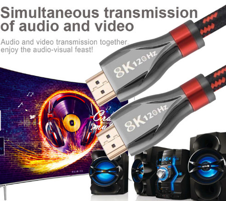 мужчина кабеля 3840p 8k 3D 2160p 4k Uhd Hdmi к мужчине LJ 2k