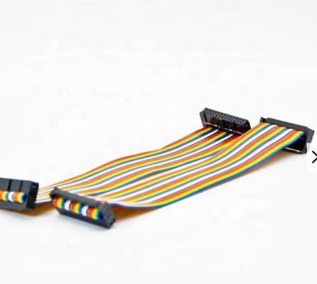 Цвет 2,0 2.54mm радуги кабеля PCB FPC женский гибкий лента 60 Pin плоская